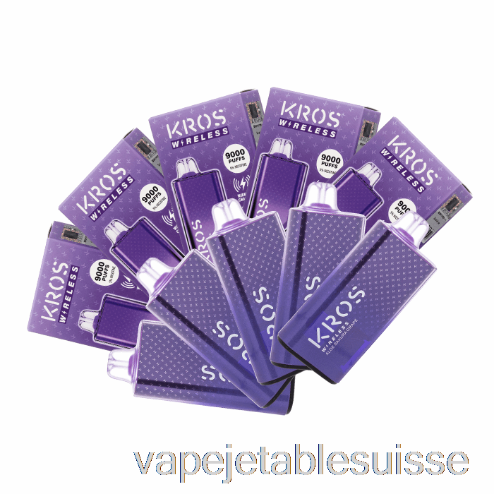 Vape Suisse Kros Sans Fil 9000 Jetable (paquet De 10)